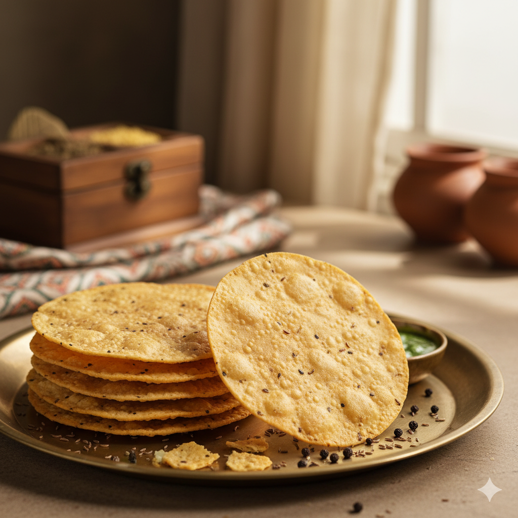 Chana Papad – Authentic Crunch with Desi Flavor